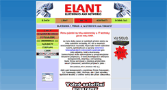 Desktop Screenshot of elant.cz