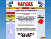 Tablet Screenshot of elant.cz